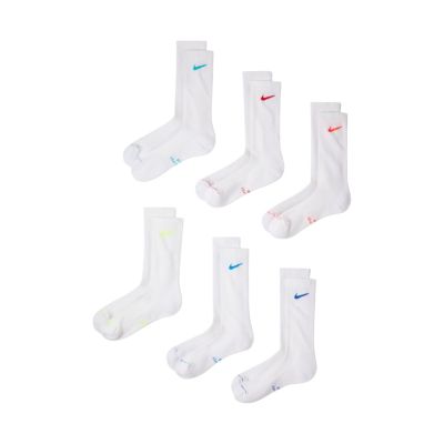 Nike Everyday Elevated Socken, 6 Paar, Weiß, HQ8021 906, Größe 43-46