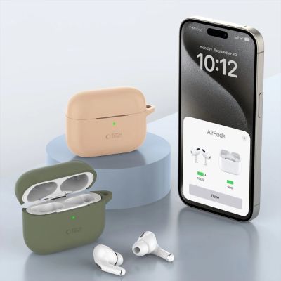 4. Tech-Protect Silikon-Hakenhülle für Apple AirPods Pro 1 / 2 – Orange