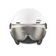 4. Skihelm UVEX Wanted Visor pro V, weiß matt
