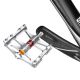 6. Rockbros JT410 4.10 4-Kugellager-Fahrradpedale - Silber