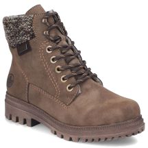 Bequeme braune Trapperstiefel für Damen von Rieker, Modell Y7621-25