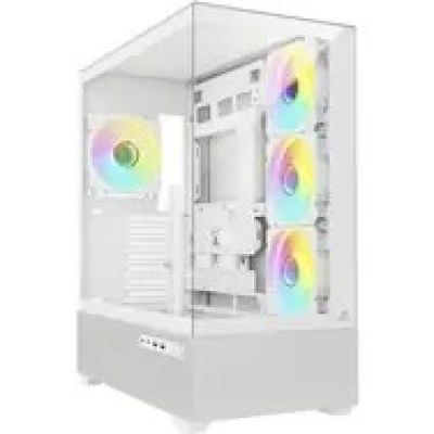Sharkoon AK7 ARGB ATX-Gehäuse Weiß