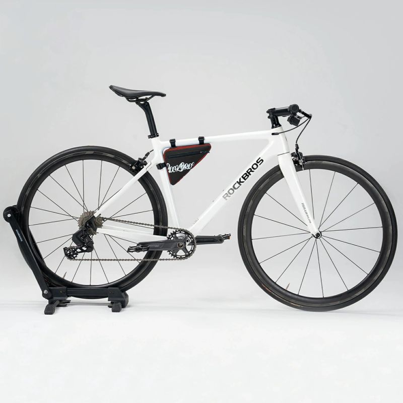6. Rockbros G001 Flash Journey Dreieck-Rahmentasche 0,8 l - Rot
