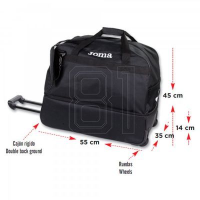 TROLLEY-TRAININGSTASCHE SCHWARZ