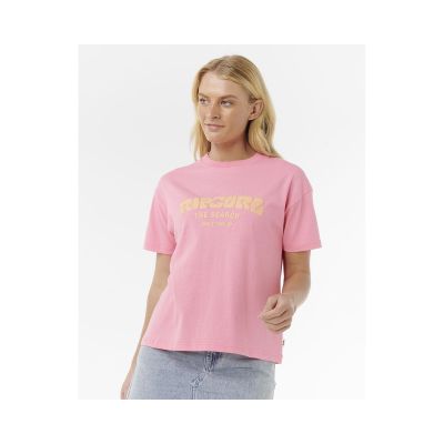 5. RIP CURL SURF PUFF RELAXED TEE T-Shirt in Rosa