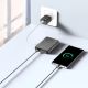 15. Powerbank Wozinsky WLWP-10KA0Y3S 22,5W PD Qi2 10000 mAh, mit Ständer, 1x USB-A, 1x USB-C - schwarz