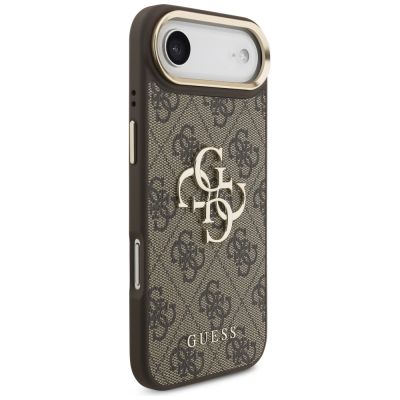 4. Guess 4G Big 4G Classic Logo Hülle für iPhone Air – Braun und Gold