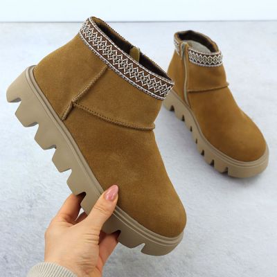 2. Damen-Lederstiefeletten mit Reißverschluss Rieker W2074-24