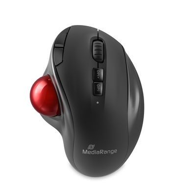 2. MediaRange MROS263 Maus, Home-Funktion, rechte Seite, USB Typ-C, Trackball, 2400 DPI