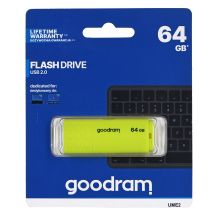 GoodRam UME2 UME2-0640Y0R11 USB-Stick (64 GB; USB 2.0; gelb)