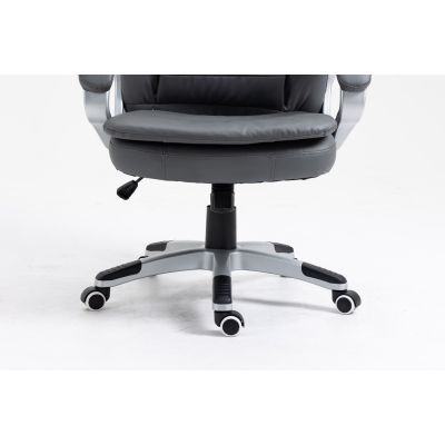 4. Activejet beheizter Massage-Bürostuhl YK7304 Grau