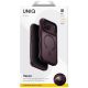 7. Uniq Veren Magclick Ladehülle für iPhone 18 Pro / 17 Pro - bordeauxrot