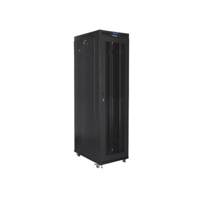5. LANBERG Standregal 19" 47U 800x1000 mm perforierte Türen schwarz FF01-8047-23BL