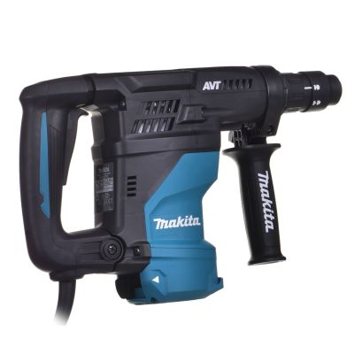 5. MAKITA HR3012FCWJ SDS-Plus 3,9J 1050W AVT MAKPAC Bohrhammer + DX11 Staubabsaugung Schwarz, Blau