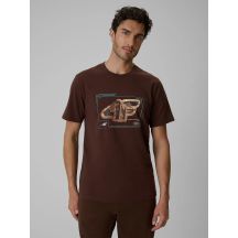 Herren-T-Shirt mit Aufdruck, regulär, Größe 4F 4FRSS26TTSHM4230-81S