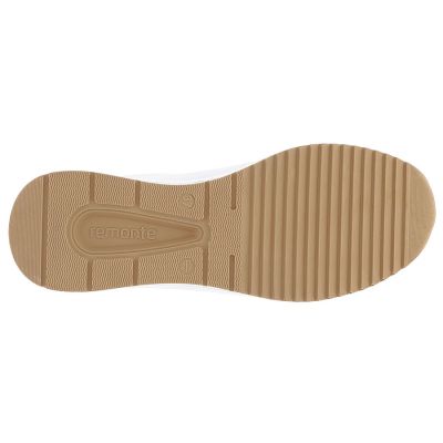 5. Weiße Damen-Keilsneaker aus Leder von Remonte Rieker (Modell D0T04-80)