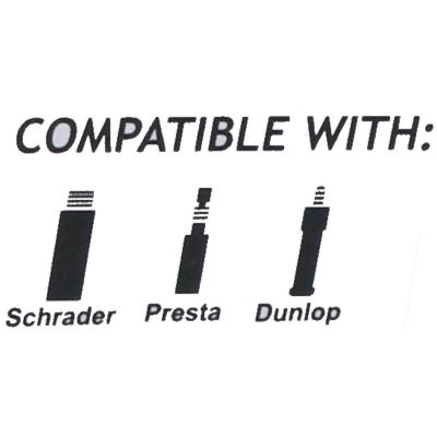 7. DUNLOP 2-KOLBEN-FUSSPUMPE MIT MANOMETER FÜR FAHRRAD UND AUTO