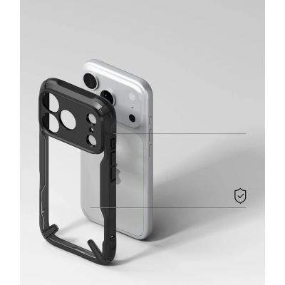 6. Ringke Fusion X Hülle für iPhone 18 Pro Max / 17 Pro Max – Schwarz