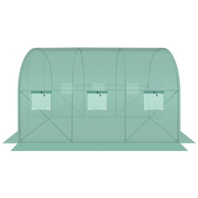 48. Gewächshaus-Gartentunnel 200 x 300 x 200 cm, PE-Grünstahlkonstruktion
