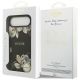 8. Guess Grained Flowers Classic Logo MagSafe Hülle für iPhone Air - Schwarz