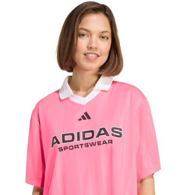 11. Adidas Tiro Q4 Damen-T-Shirt rosa JN2747