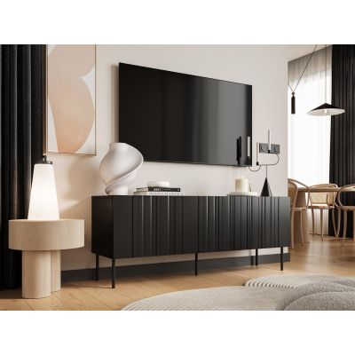 3. ISLA TV-Schrank 150,5 x 40 x 60 mm, schwarz matt