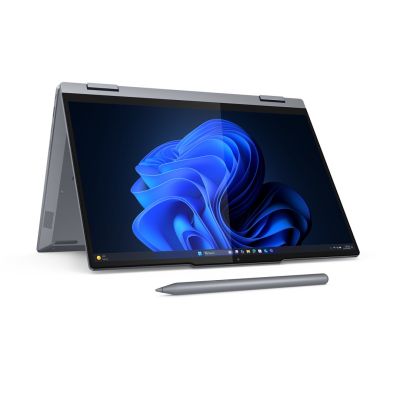 10. Lenovo ThinkBook 14 G5 2-in-1 Ultra 7 255U, 14 Zoll WUXGA Touch IPS-Display (300 Nits, glänzend), 16 GB DDR5-5600 SSD, Intel-Grafikkarte, 1080p-Kamera, 60 Wh-Akku, Windows 11 Pro, Luna Gray, 3 Jahre Vor-Ort-Service