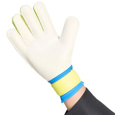3. adidas Predator Trainings-Torwarthandschuhe Weiß, Gelb und Blau KA7786