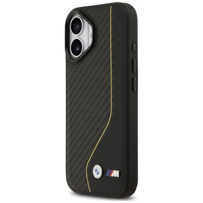 2. BMW M Carbon Line & Logo MagSafe Hülle für iPhone 17 - Gelb