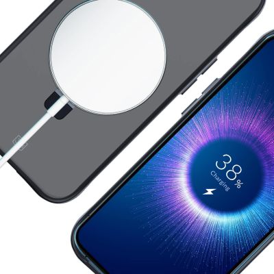 3mk Smoke Case Mag&Stand für Apple iPhone 16E - schwarz