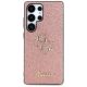 3. Guess Fixed Glitter Big 4G Metal Logo Hülle für Samsung Galaxy S25 Ultra rosa