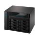 12. AS6510T NAS; LOCKERSTOR 10, 10x (3,5" SATA HDD/ 2,5" SSD), Intel Atom C3538, 8 GB DDR4 SODIMM (max. 64 GB), 2x 10GbE, 2x 5GbE, 2x M.2 2280 NVMe PCIe 3.0, 2x USB 3.2