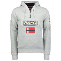 Geographical Norway 3/4 Gymclass Sweatshirt 100 M WU4184H/GN B-Grau
