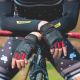5. Rockbros S169BR XL Fahrradhandschuhe mit Gel-Einsätzen – Schwarz und Rot