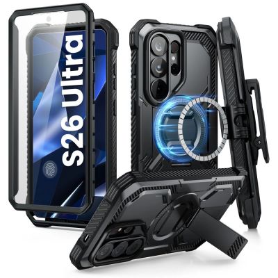 2. Supcase iBlason ArmorBox Clip Mag MagSafe Hülle für Samsung Galaxy S26 Ultra - Schwarz
