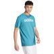 11. adidas Essentials Single Jersey Linear Logo-T-Shirt mit Stickerei M IJ8655