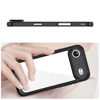 4. Outer Space Case für iPhone 17 Air - Schwarz Transparent