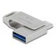 4. DeLOCK USB-C + USB-A 5 Gbit/s 64 GB – Metallgehäuse