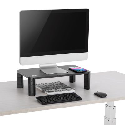 5. ERGOOFFICE Monitor-Tischständer mit Qi-Ladegerät ER-415