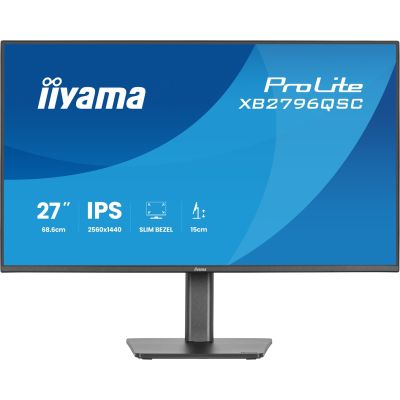 2. iiyama ProLite XB2796QSC-B1 Computermonitor 68,6 cm (27") 2560 x 1440 px Quad HD LED Schwarz