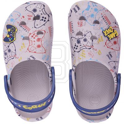 2. Coqui Little Frog Game Over Jr Clogs 8701-249-3021