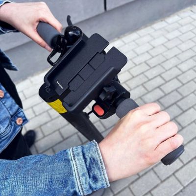 13. Wozinsky Metall-Fahrrad- und Roller-Handyhalterung, schwarz (WBHBK3)