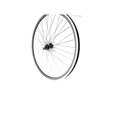 28-Zoll-Vorderrad, 6-Loch-Schnellspanner, O-schwarz/P-schwarz