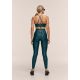 2. CASALL Damen-Leggings mit Hitzeprint und hohem Bund, Trainingsleggings, Grau