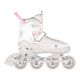 7. NH18188A 2-in-1 GRAU-ROSA GRÖSSE L (39–43) HOCKEY-INLINE-SKATES MIT AUSTAUSCHBAREM HOCKEY-SCHLITTSCHUH