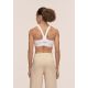 4. CASALL Damen Sporttop mit definiertem Rippstrick, Weiß