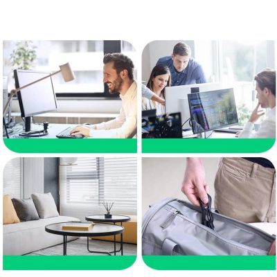 16. Ugreen Kabel Internet Netzwerkkabel Ethernet Patchkabel RJ45 Cat 6A UTP 1000Mbps 5m schwarz (70654)