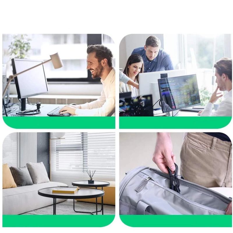 16. Ugreen Kabel Internet Netzwerkkabel Ethernet Patchkabel RJ45 Cat 6A UTP 1000Mbps 5m schwarz (70654)
