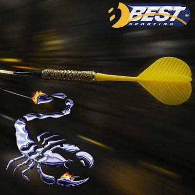15. DARTS PLASTIK-DARTS 3 STÜCK SICHER BEST SPORTING - GELB