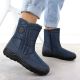 3. Damen-Flachstiefel mit Isolierung, marineblau, Potocki SU33310